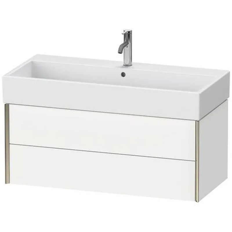 Markdown Duravit Xviu 39" x 16" x 18" Two Drawer Wall-Mount Vanity Unit, White Matt (XV43370B118)