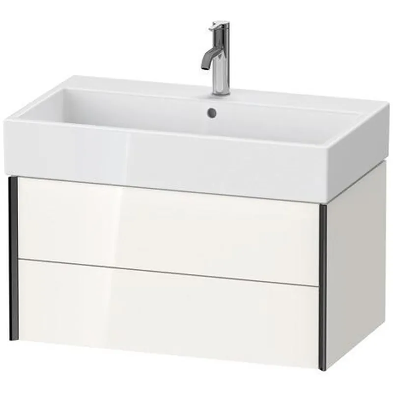 In Demand Duravit Xviu 31" x 16" x 18" Two Drawer Wall-Mount Vanity Unit, White High Gloss Lacquer (XV43360B285)