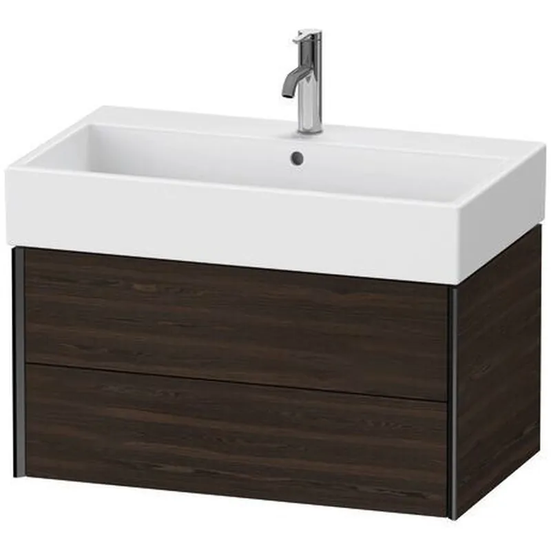 Duravit Xviu 31" x 16" x 18" Two Drawer Wall-Mount Vanity Unit, Brushed Walnut Real Wood Veneer (XV43360B269) Super Sale