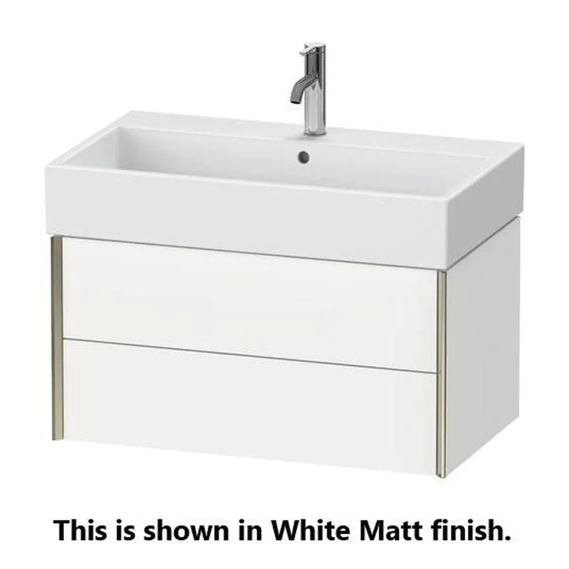 Duravit Xviu 31" x 16" x 18" Two Drawer Wall-Mount Vanity Unit, European Oak (XV43360B152) Free Delivery