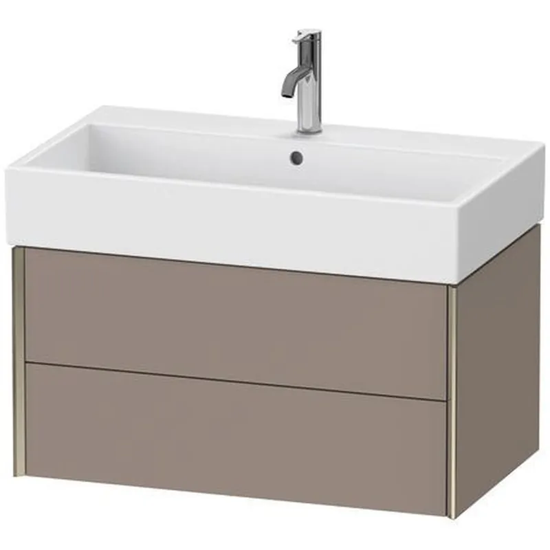 Duravit Xviu 31" x 16" x 18" Two Drawer Wall-Mount Vanity Unit, Basalt Matt (XV43360B143) Wholesale