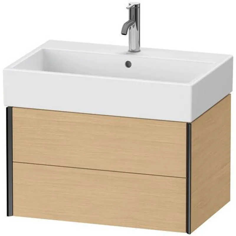 Grab Now Duravit Xviu 27" x 16" x 18" Two Drawer Wall-Mount Vanity Unit, Natural Oak (XV43350B230)