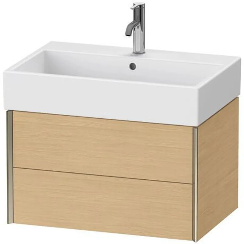 Duravit Xviu 27" x 16" x 18" Two Drawer Wall-Mount Vanity Unit, Natural Oak (XV43350B130) Best Choice