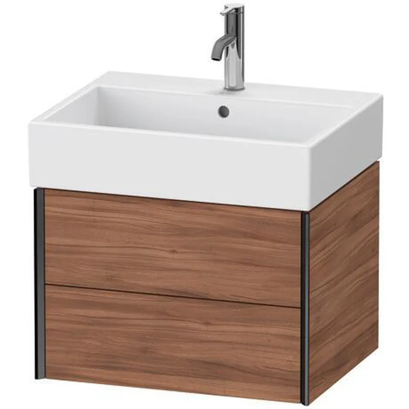 Duravit Xviu 23" x 16" x 18" Two Drawer Wall-Mount Vanity Unit, Natural Walnut (XV43340B279) Seasonal Sale