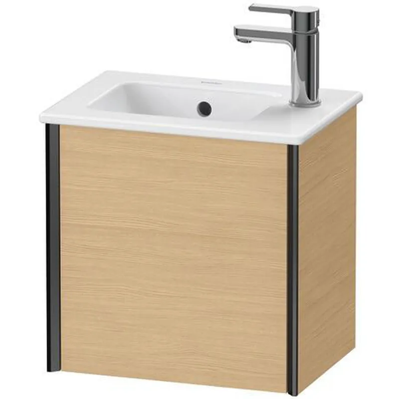 Duravit Xviu 16" x 16" x 11" One Door Wall-Mount Vanity Unit With Left Hinge, Natural Oak (XV4024LB230) Flash Sale
