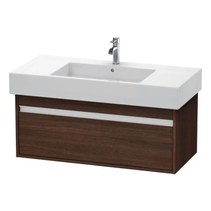Sale Duravit Ketho 39" x 16" x 18" Wall-Mount Vanity Unit in Chestnut Dark (KT669105353)