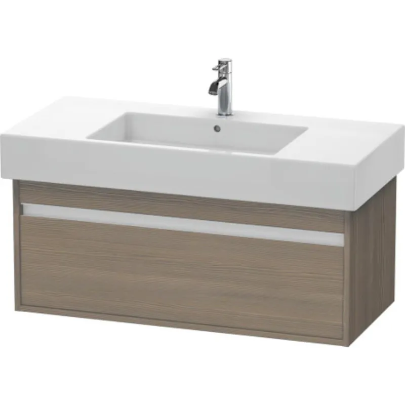 Duravit Ketho 39" x 16" x 18" Wall-Mount Vanity Unit in Oak Terra (KT669103535) No Minimum Order