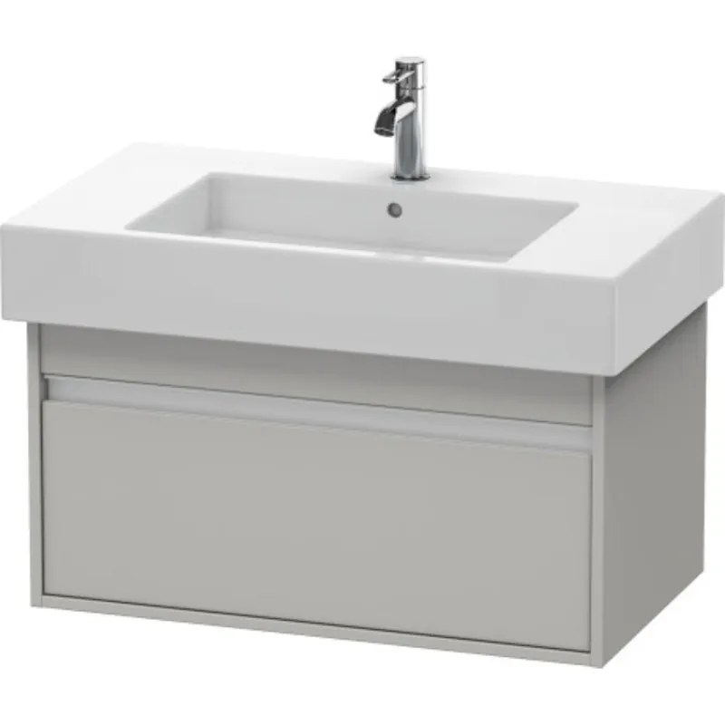 Duravit Ketho 31" x 16" x 18" Wall-Mount Vanity Unit in Concrete Grey Matt (KT669000707) Deal