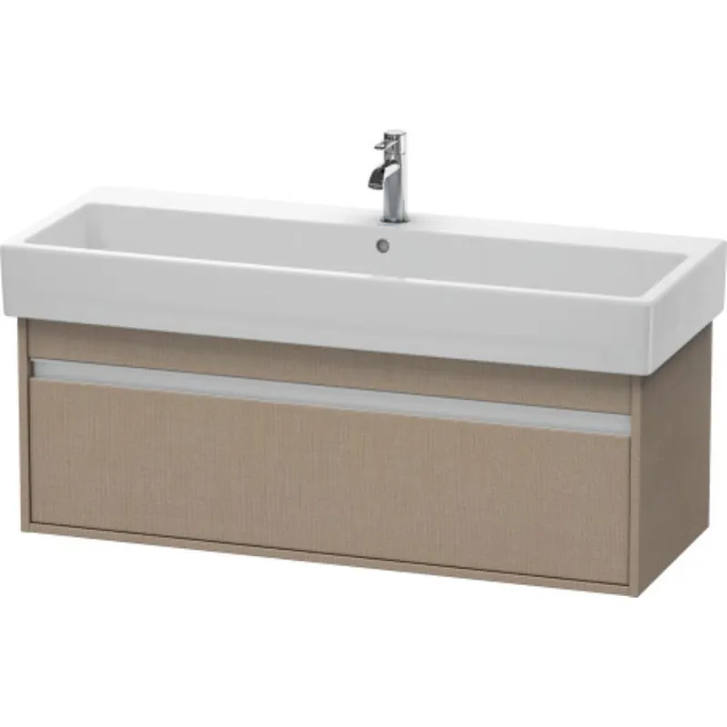 Duravit Ketho 45" x 16" x 17" Wall-Mount Vanity Unit in Linen (KT668907575) Best Seller