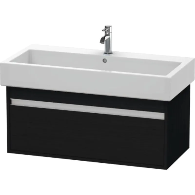 Bulk Order Duravit Ketho 37" x 16" x 17" Wall-Mount Vanity Unit in Oak Black (KT668801616)