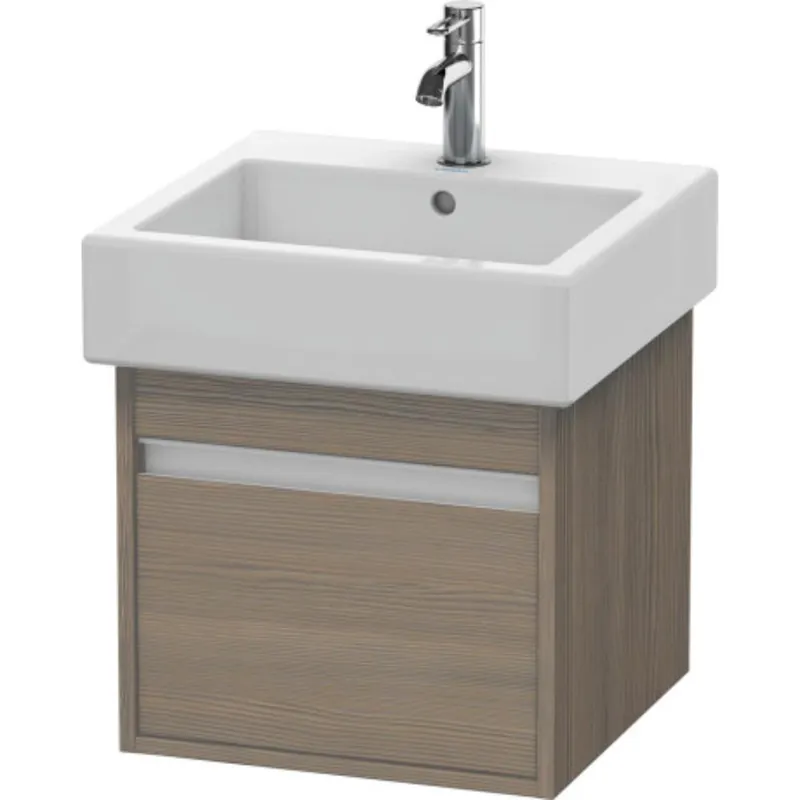 Direct From Manufacturer Duravit Ketho 18" x 16" x 17" Wall-Mount Vanity Unit in Oak Terra (KT668503535)