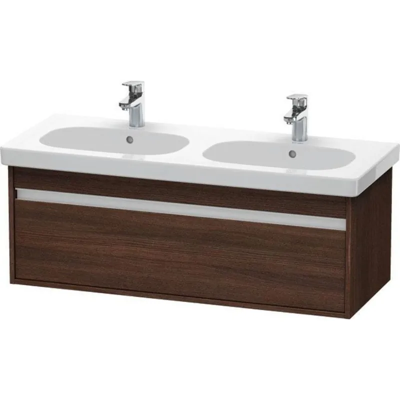 Mega Sale Duravit Ketho 45" x 16" x 18" Wall-Mount Vanity Unit in Chestnut Dark (KT666905353)