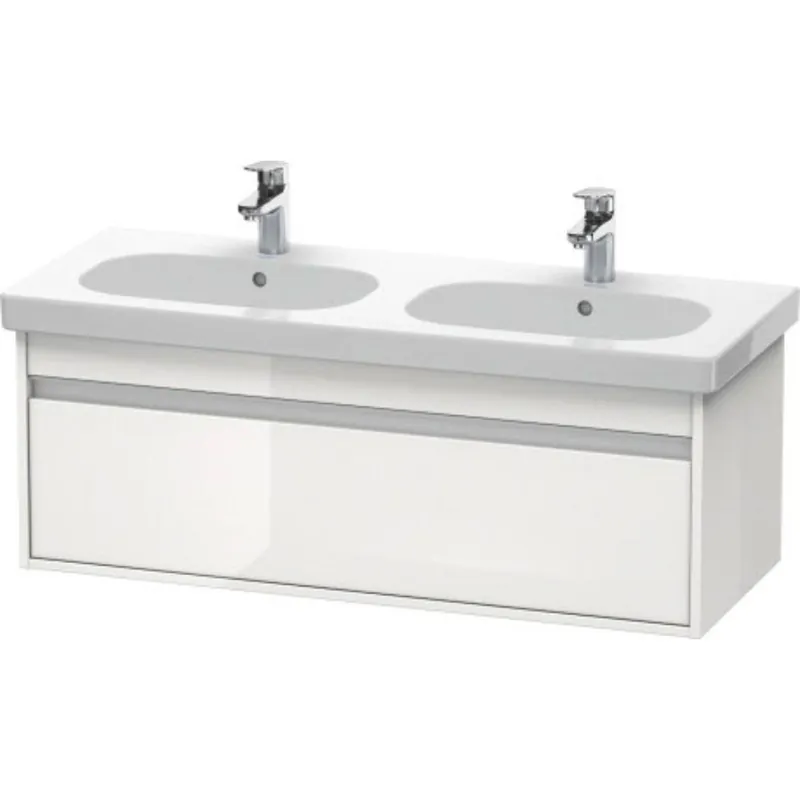 Buy Today Duravit Ketho 45" x 16" x 18" Wall-Mount Vanity Unit in White High Gloss (KT666902222)