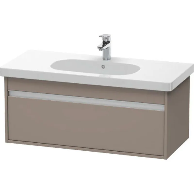 Duravit Ketho 39" x 16" x 18" Wall-Mount Vanity Unit in Basalt Matt (KT666804343) Price Cut