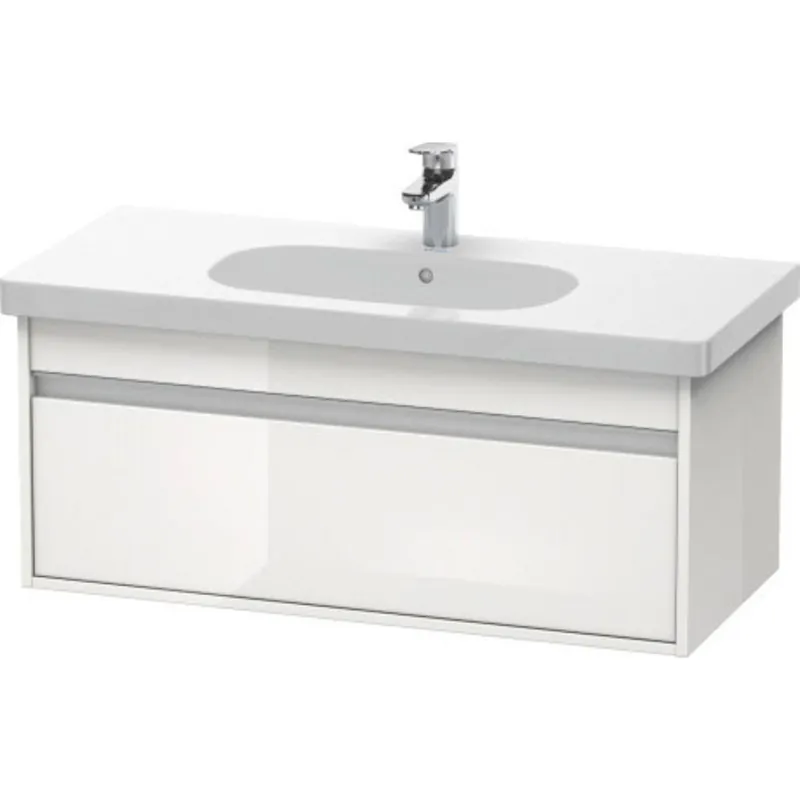 Markdown Duravit Ketho 39" x 16" x 18" Wall-Mount Vanity Unit in White High Gloss (KT666802222)