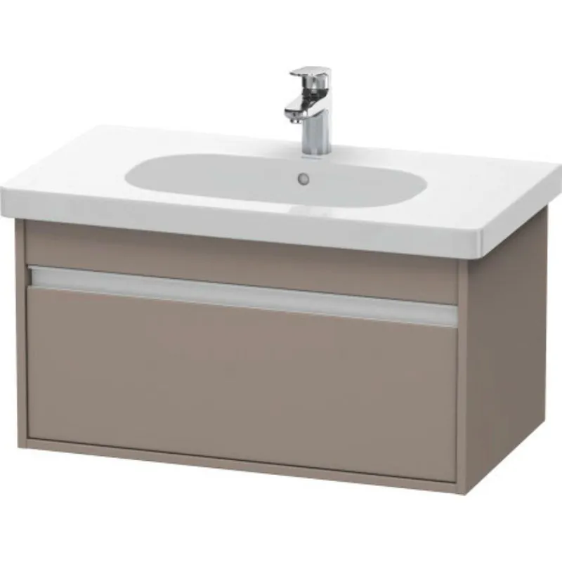 Discount Duravit Ketho 31" x 16" x 18" Wall-Mount Vanity Unit in Basalt Matt (KT666704343)