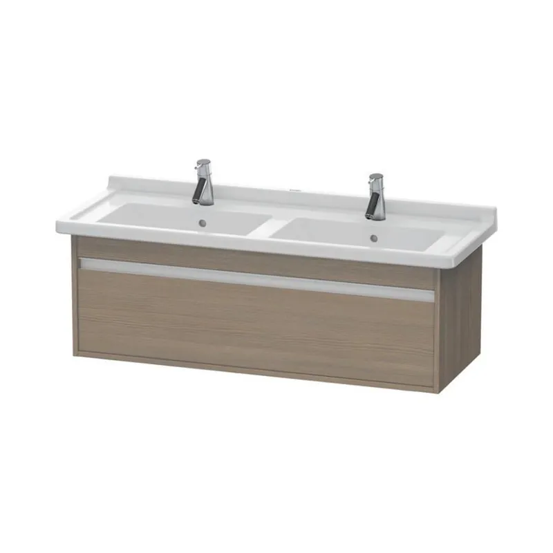 Duravit Ketho 47" x 16" x 18" Wall-Mount Vanity Unit in Oak Terra (KT666603535) Price Drop