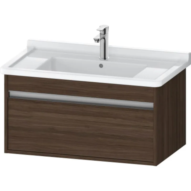 Duravit Ketho 31" x 16" x 18" Wall-Mount Vanity Unit in Walnut Dark (KT666402121) Low Price