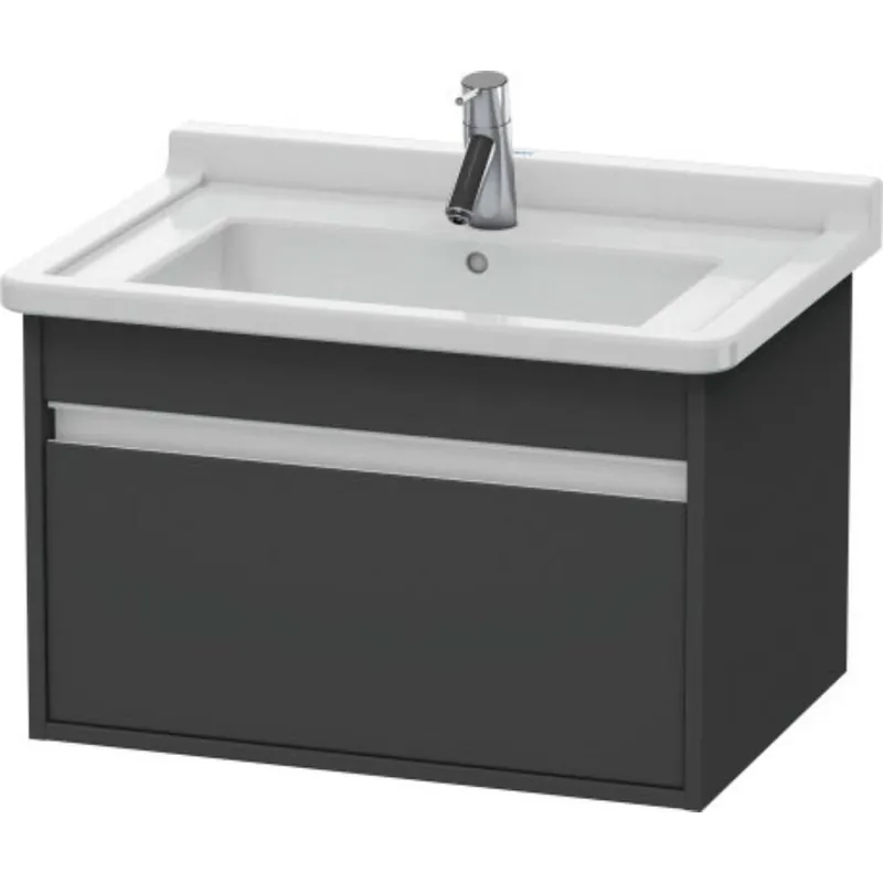 Duravit Ketho 26" x 16" x 18" Wall-Mount Vanity Unit in Graphite Matt (KT666304949) Hot Picks