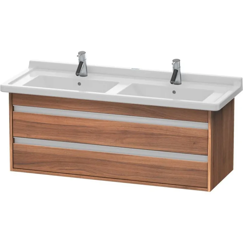Duravit Ketho 47" x 19" x 18" Two Drawer Wall-Mount Vanity Unit in Natural Walnut (KT664607979) Get Yours