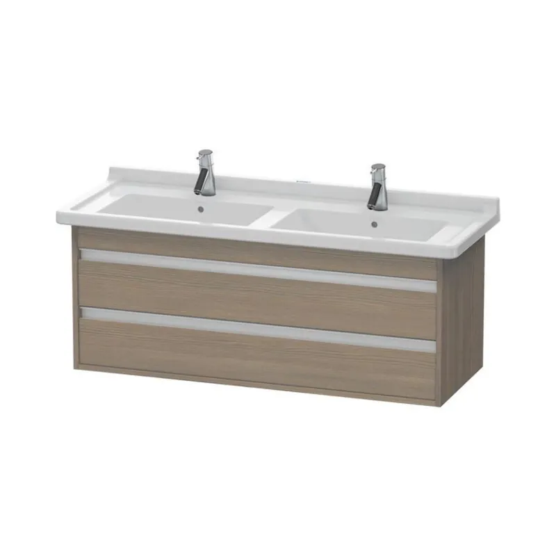 Duravit Ketho 47" x 19" x 18" Two Drawer Wall-Mount Vanity Unit in Oak Terra (KT664603535) Must Have