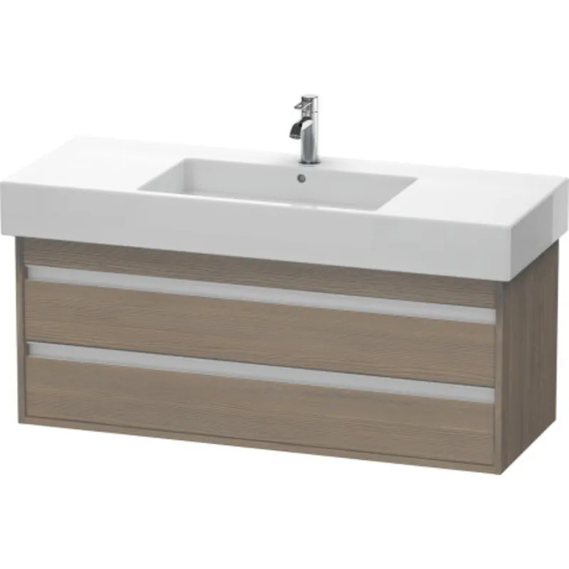 Duravit Ketho 47" x 19" x 18" Two Drawer Wall-Mount Vanity Unit in Oak Terra (KT664203535) Hot Picks