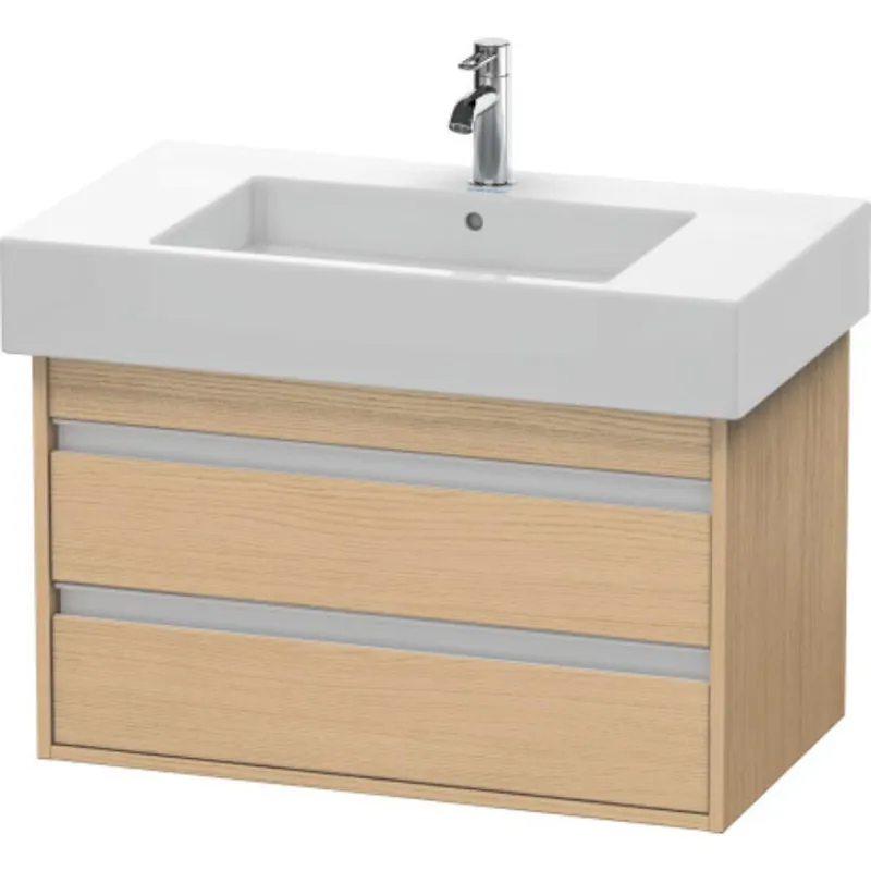 Duravit Ketho 31" x 19" x 18" Two Drawer Wall-Mount Vanity Unit in Natural Oak (KT664003030) Popular