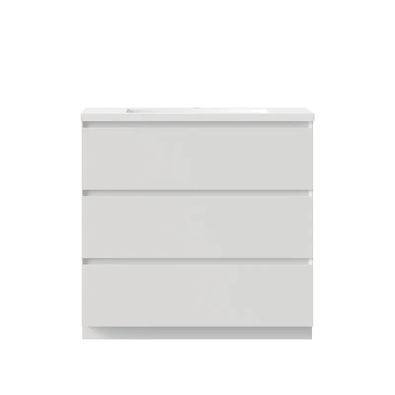 Bathlyn Cascade 36" White Bathroom Vanity Fast Shipping