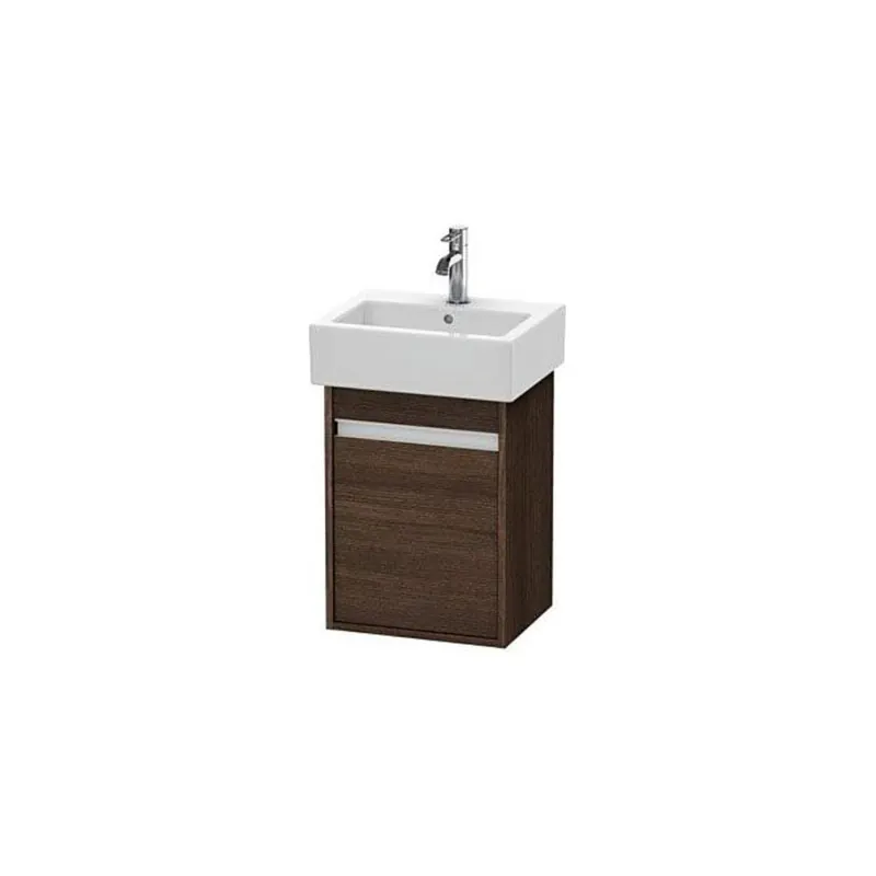 Duravit Ketho 16" x 22" x 13" Wall-Mount Vanity Unit With Right Hinge One Door Cabinet in Chestnut Dark Mega Sale