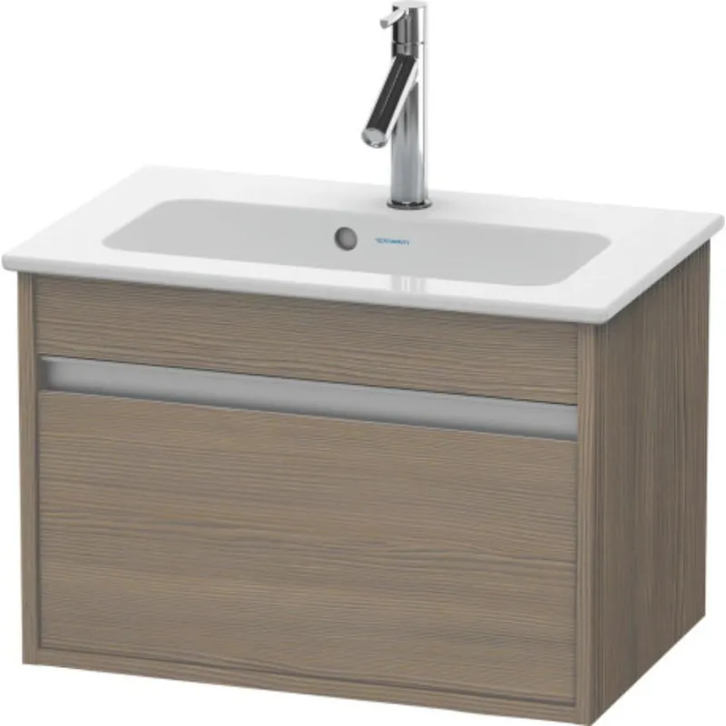 Duravit Ketho 24" x 16" x 15" One Drawer Wall-Mount Vanity Unit in Oak Terra Sale