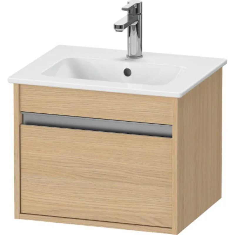 Duravit Ketho 20" x 16" x 16" One Drawer Wall-Mount Vanity Unit in Natural Oak Limited Time