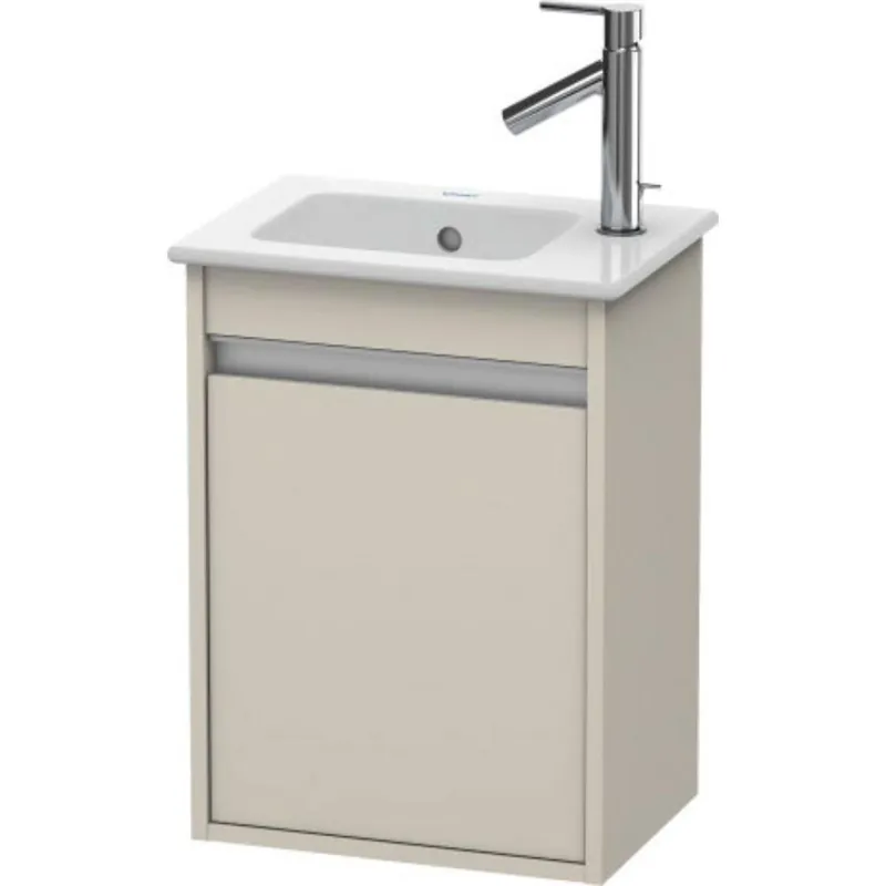 Duravit Ketho 16" x 22" x 11" Wall-Mount Vanity Unit With Left Hinge One Door Cabinet in Taupe Matt Hot Picks