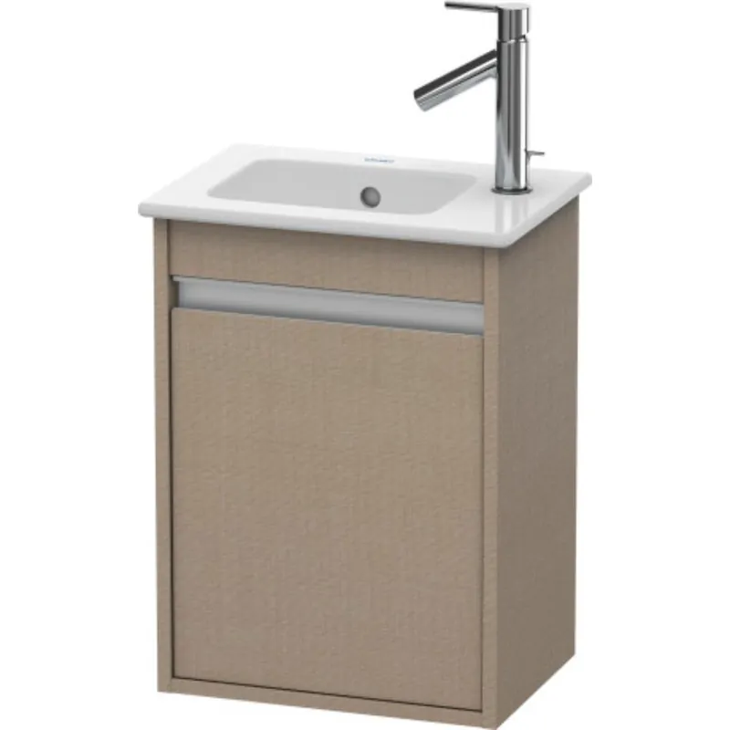Duravit Ketho 16" x 22" x 11" Wall-Mount Vanity Unit With Left Hinge One Door Cabinet in Linen Get Yours