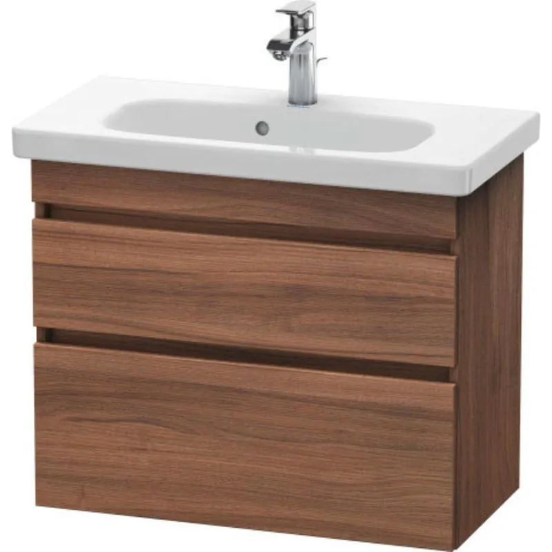 Duravit DuraStyle 29" x 24" x 14" Two Drawer Wall-Mount Vanity Unit in Natural Walnut (DS649907979) Discount