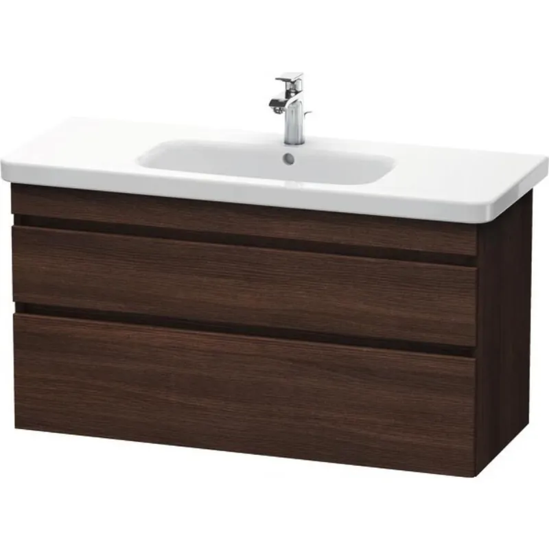 Duravit DuraStyle 44" x 24" x 18" Two Drawer Wall-Mount Vanity Unit in Chestnut Dark (DS649505353) Factory Price
