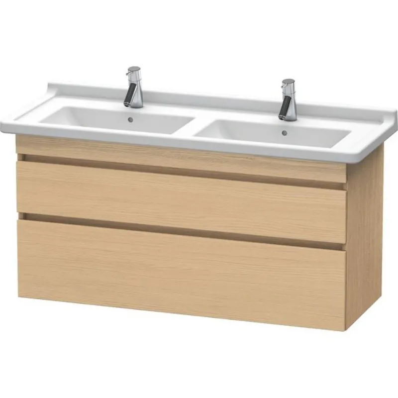 Premium Duravit DuraStyle 47" x 24" x 18" Two Drawer Wall-Mount Vanity Unit in Natural Oak (DS649003030)