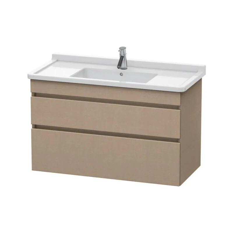 Duravit DuraStyle 39" x 24" x 18" Two Drawer Wall-Mount Vanity Unit in Linen (DS648907575) Popular