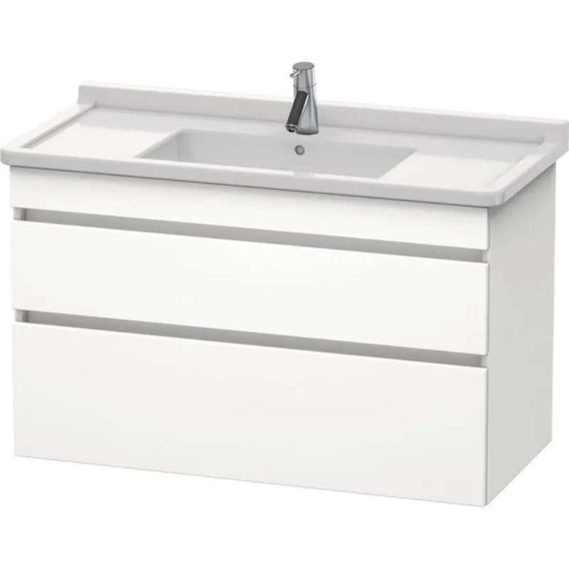 Duravit DuraStyle 39" x 24" x 18" Two Drawer Wall-Mount Vanity Unit in White Matt (DS648901818) Low Price