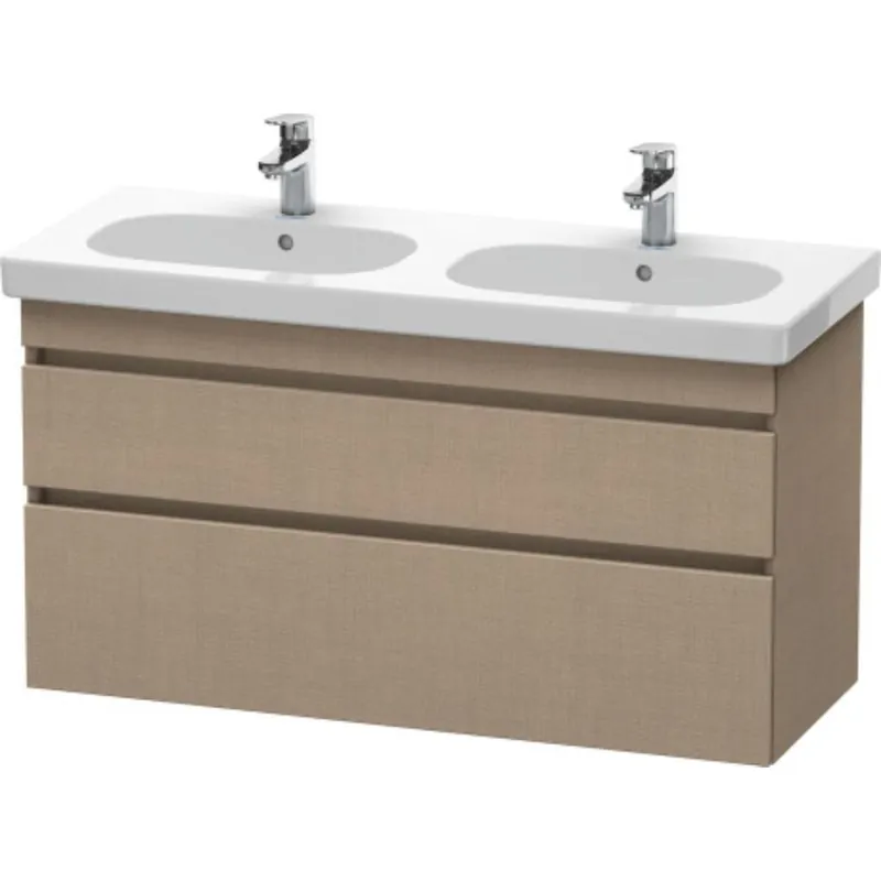 Genuine Duravit DuraStyle 45" x 24" x 18" Two Drawer Wall-Mount Vanity Unit in Linen (DS648607575)