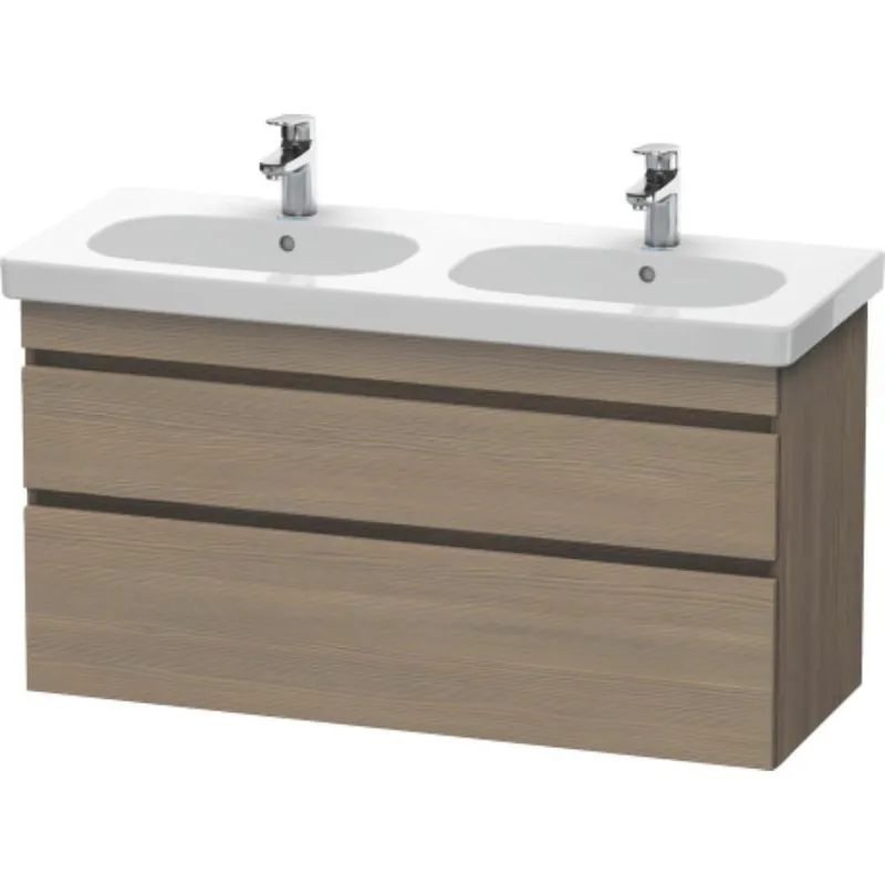 Duravit DuraStyle 45" x 24" x 18" Two Drawer Wall-Mount Vanity Unit in Oak Terra (DS648603535) Limited Offer