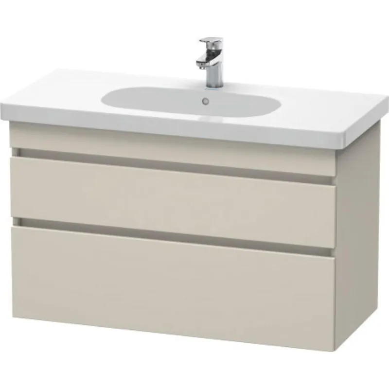 Duravit DuraStyle 39" x 24" x 18" Two Drawer Wall-Mount Vanity Unit in Taupe (DS648509191) Buy Online