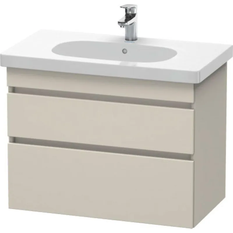 Don’t Miss Out Duravit DuraStyle 31" x 24" x 18" Two Drawer Wall-Mount Vanity Unit in Taupe (DS648409191)