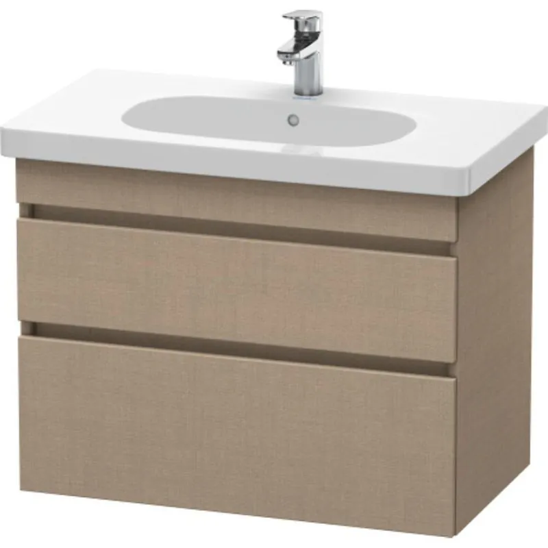 Big Sale Duravit DuraStyle 31" x 24" x 18" Two Drawer Wall-Mount Vanity Unit in Linen (DS648407575)