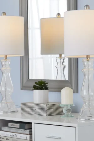 Last Chance Bishop 24" Glass Table Lamp - Set of 2 By LumiSource - GTG25-BISHOP CL