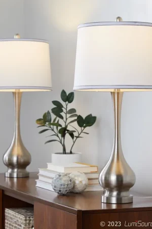 Cairo 28.75" Metal Table Lamp - Set of 2 By LumiSource - GTS29-CAIRO B High Quality