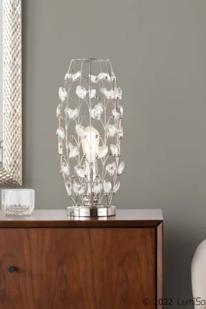 Crystal Buds 18" Metal Uplight By LumiSource - GUI19-CSTLBD CLPNI Wholesale