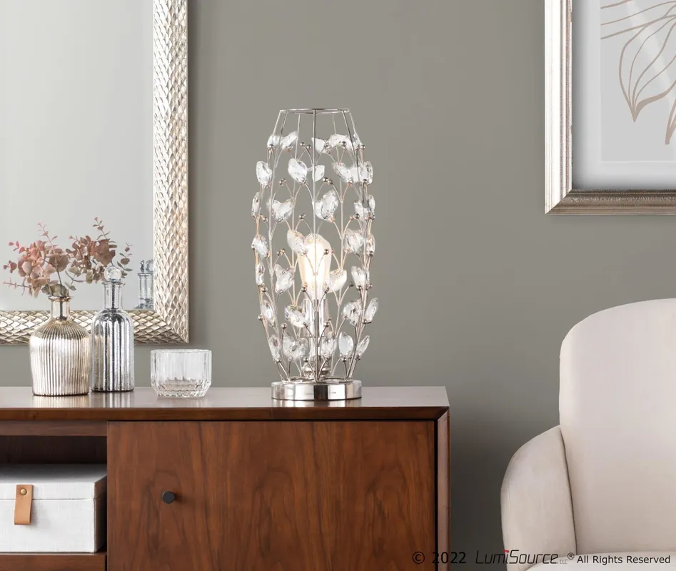 Crystal Buds 18" Metal Uplight By LumiSource - GUI19-CSTLBD CLPNI Wholesale