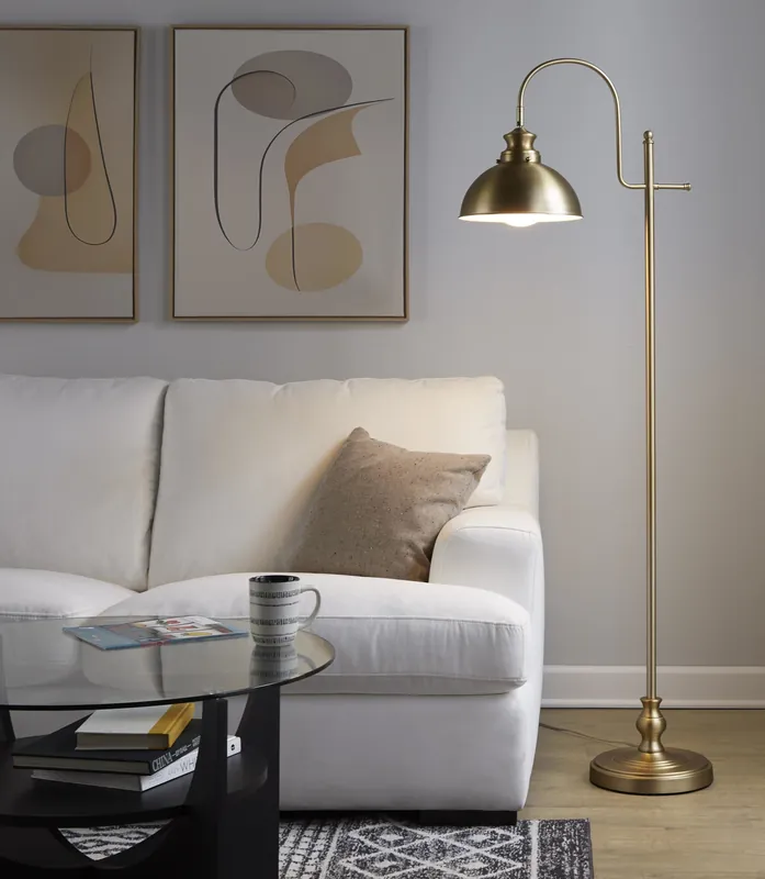 Emery Reader 64" Metal Floor Lamp By LumiSource - GFI64-EMRYRDR AU Limited Edition