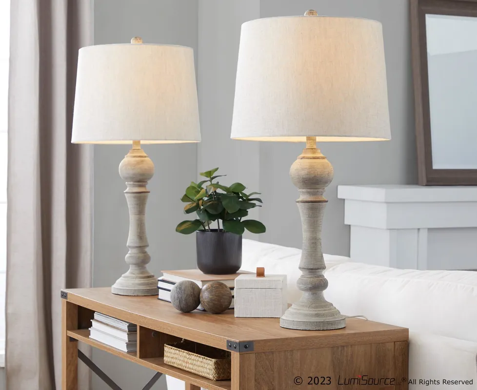 Winston 32" Poly Table Lamp - Set of 2 By LumiSource - GTP32-WNSTN GYN Mega Sale