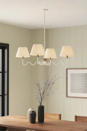 Trending Sunlit Squiggle 4-Arm Pendant Light by Modway